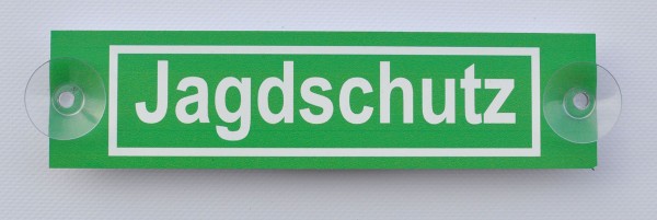 Saugnapfschild Jagdschutz