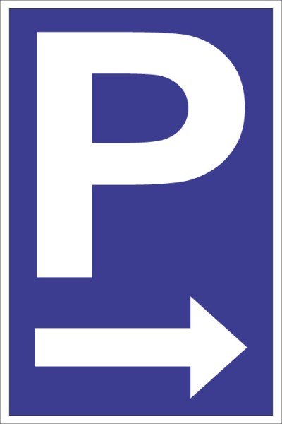 Parkplatz "Pfeil rechts"