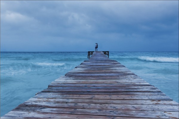 Steg ins Meer